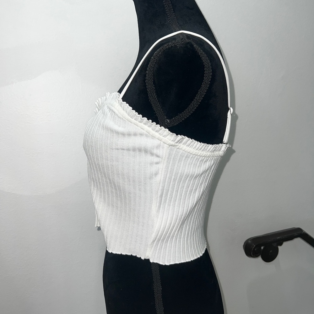 Privacy Please Ribbed Crop Top - Picture 9 of 10